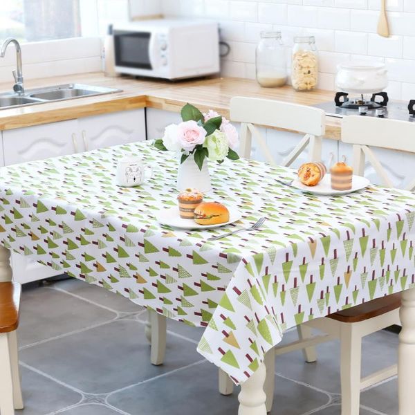 

table cloth 1pcs mat waterproof and anti oil fresh design multi style household peva restaurant tablecloth from washing