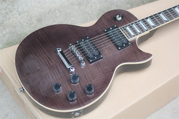 

6 strings black electric guitar, delivery, support customization guitarra guitars