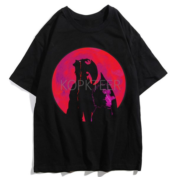 

devil crybaby japan anime summer graphic print soft tee streetwear harajuku short sleeves hip hop hooded sweatshirt hoodie men t shirt