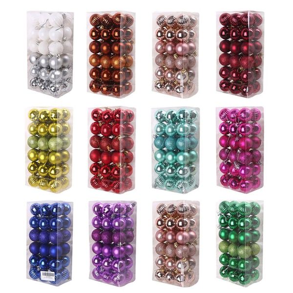 

36pcs 4cm decoration balls christmas tree hanging ornaments