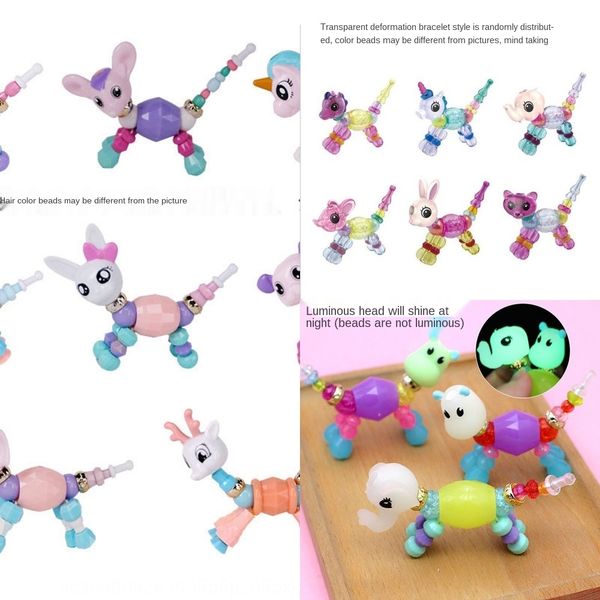 

n7rrv открытие детского сада детского сада эльфы дети деформированной домашние beads деформация браслет деформация открытие подарок эльфы де, Golden;silver