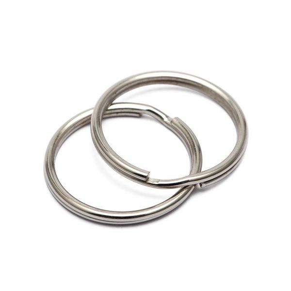 

16/20/50mm 50pcs/lot diy metal key holder split rings keyring keychain keyfob accessories keychain making acc qylchv