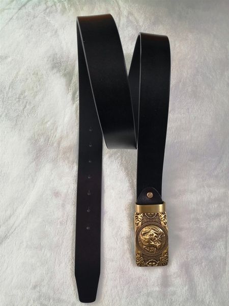 

head layerleather vegetable tanning plate zodiac head layerleather vegetable tanningbelt of plateof zodiac belt belt qcud6, Black;brown