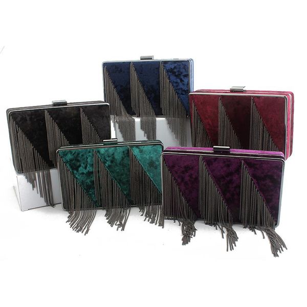 

luxury handbags women bag shoulder crossbody bags clutches evening bag purse ladies wedding chain wallet tassel bolsa feminina