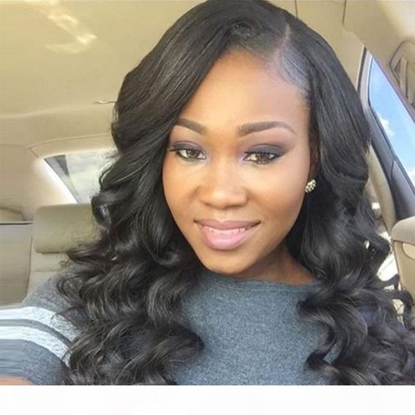 

u part human hair wigs body wave glueless pre plucked upart wig with bleached knots unprocessed virgin hair u part wig left part, Black;brown