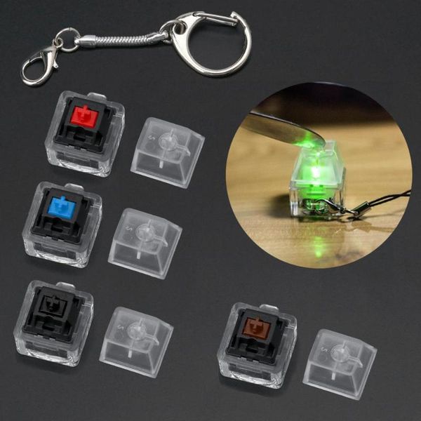 

cherry mx switch mechanical switch keychain for keyboard switches tester kit without led light toys stress relief gifts