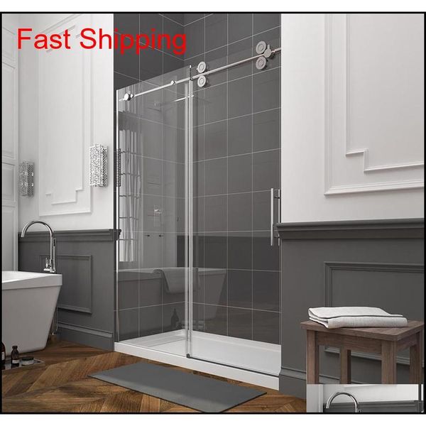 

glass not include 4 wheels rollers bypass chrome sliding shower door framelss stainless steel sho qylgdy homes2011