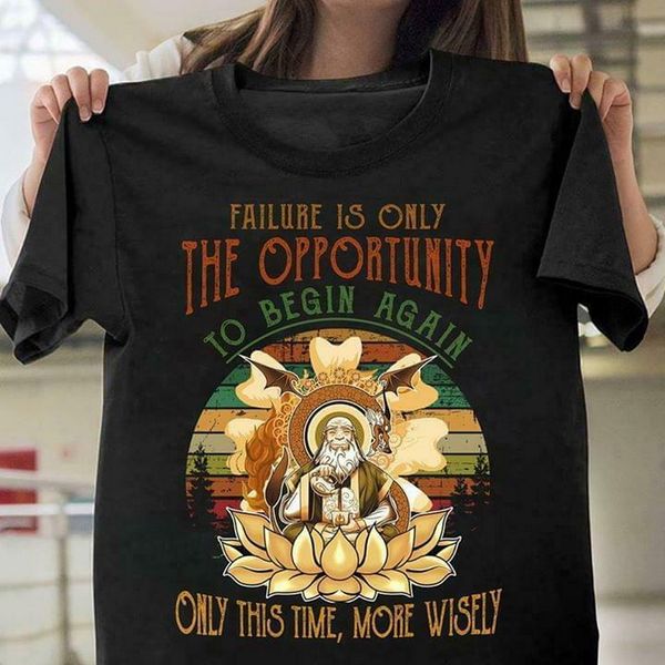 

uncle iroh failure is only the opportunity to begin again t-shirt black men s5xl tee shirt digital printed sport hooded sweatshirt hoodie