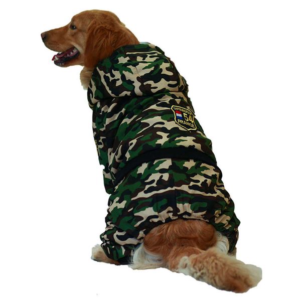 

big dog cloth autumn winter dog cloth vip golden labrador small medium large dog camouflage four legged cloth