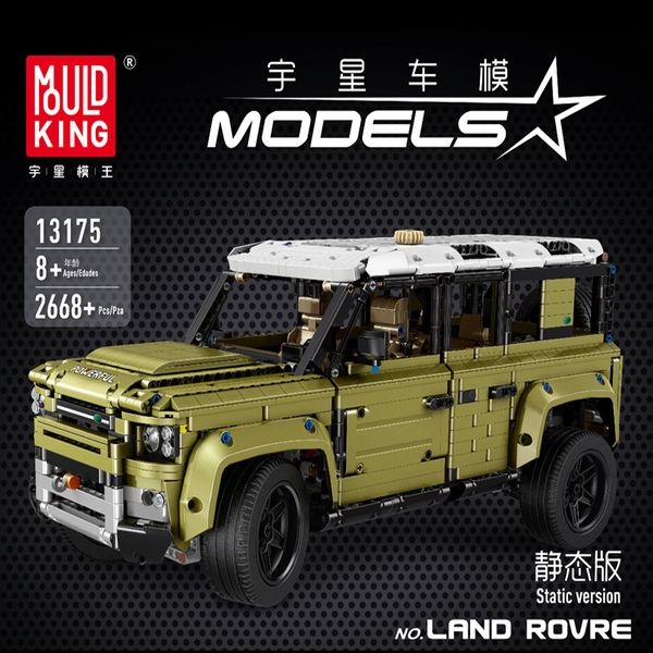 

moc technic series new guardian off-road vehicle compatible with 42110 land car rover defender model building blocks kids toys 1008