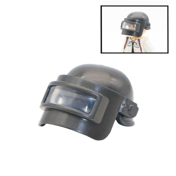

swat team helmet building blocks pubg level 3 soldier accessories soviet special force city police parts brick toys for children wmtlie