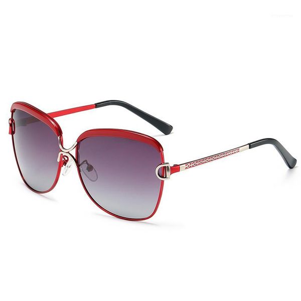 

2020 women sunglasses gradient polarized plastic material lenses uv400 round butterfly oculos feminino1, White;black