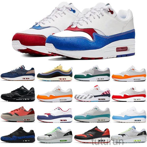 

2020 classic 1 one men women 87 casual shoes triple black white sports trainer cushion surface breathable mens sports shoe sneakers rx-4