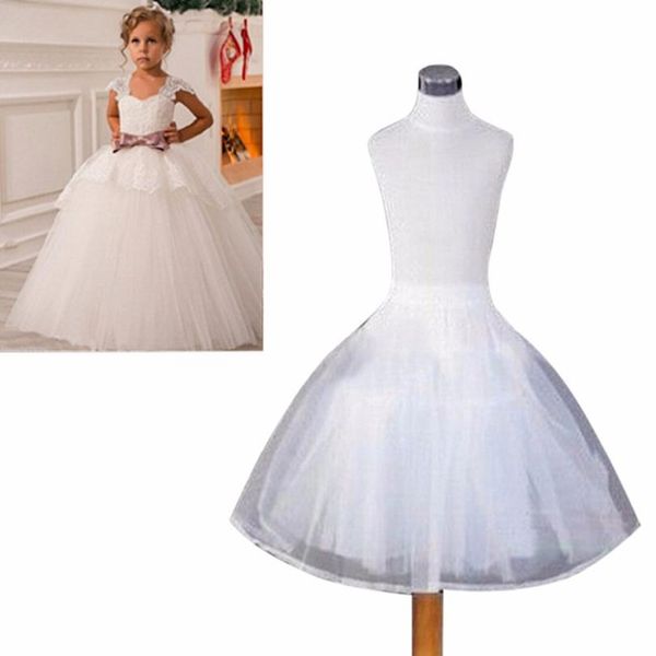 

anti fast shipping wedding accessories kids girls petticoat vestido longo ball gown crinoline skirt petticoats wmtzbt