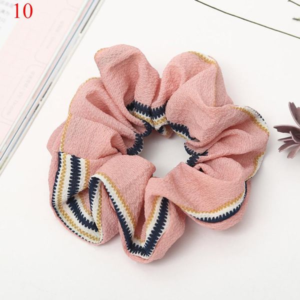 

2020 striped dot printed scrunchie for women girls elastic hair bands ponytaoil holder hair accessories headwear rubber band q sqcpka