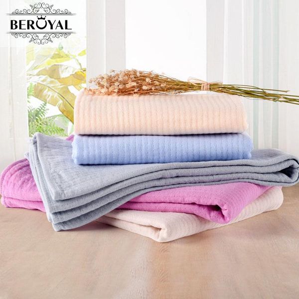

beroyal brand 2019 beachtowels 70x140cm cotton towel plain dyed muslin beach sheet gauze camping towel magic compressed towel h sqckvp