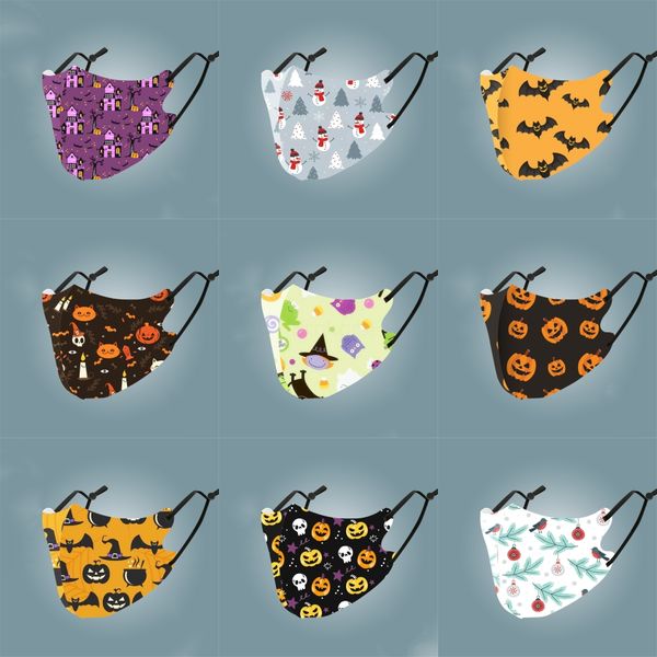 

face maskcartoon print cubrebocas de color negro ultraviolet proof washable running riding bike prective#696, Black