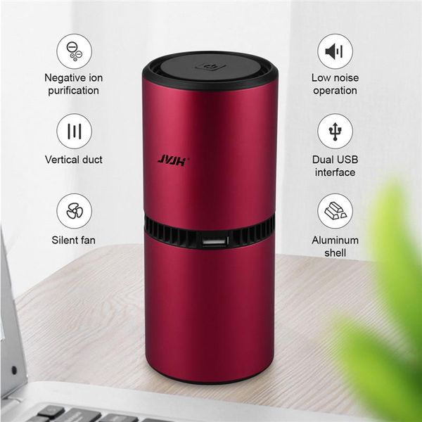 

usb rechargeable diffuser ozone air purifier car deodorization air ionizer ozone generator cleaner freshener home office