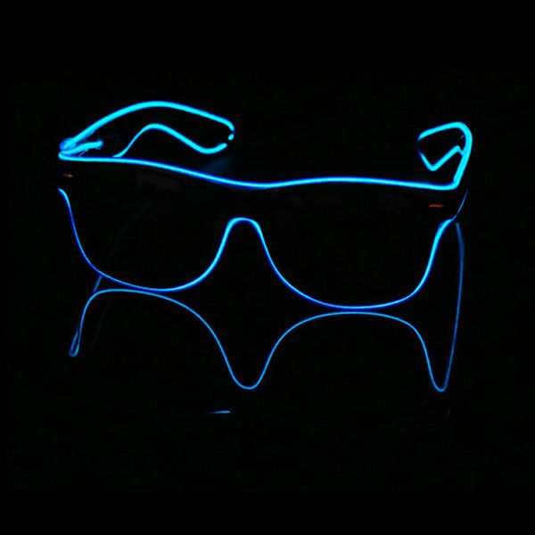 

провод smart remote control el neon led light up затвор shaped glow вс rave bow tie костюм партия dj яркие очки