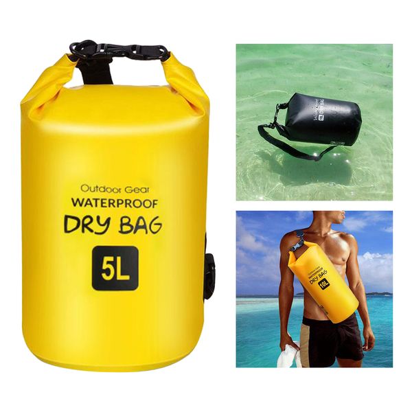 

waterproof dry bag backpack camping boating kayaking roll sack pack