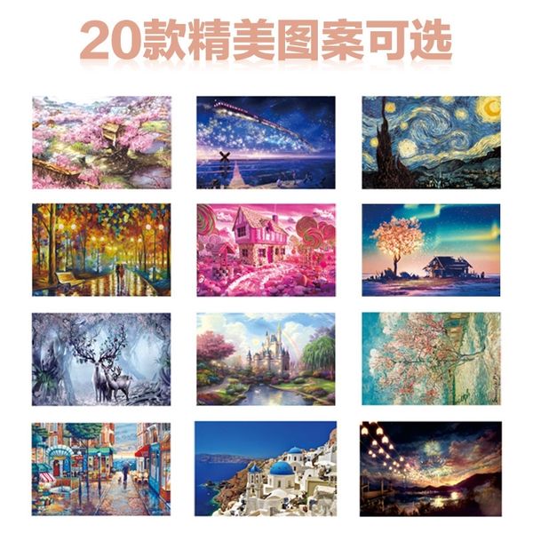 

1000 pcs wooden jigsaw picture puzzles assembling puzzles toys for adults children kids games educational toys y200421