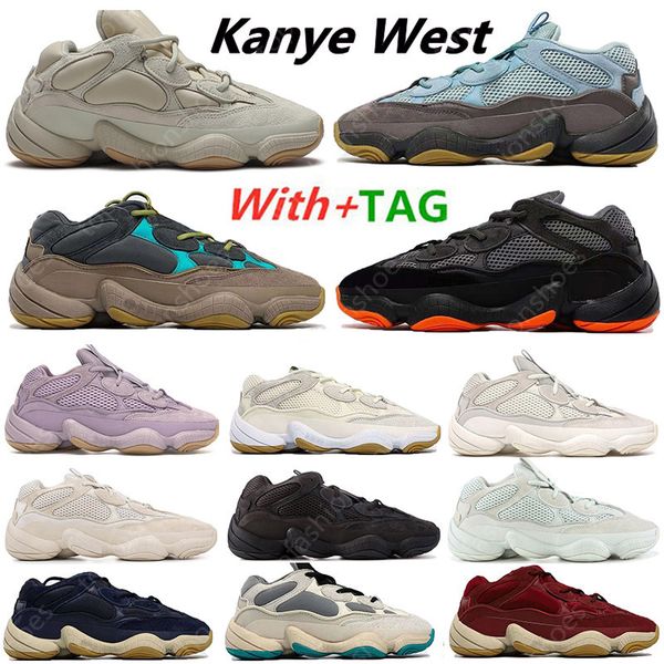 

discount kanye 500 lavender enflam soft vision stone running shoes desert rat bone white 500s utility black mens sports trainers sneakers, White;red