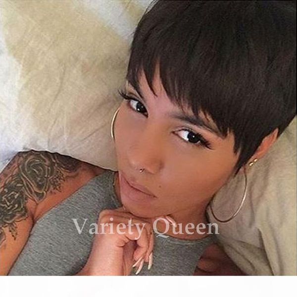 

100% real unprocessed human hair wig with baby hair brazilian virgin glueless none lace wig lace front wig, Black;brown