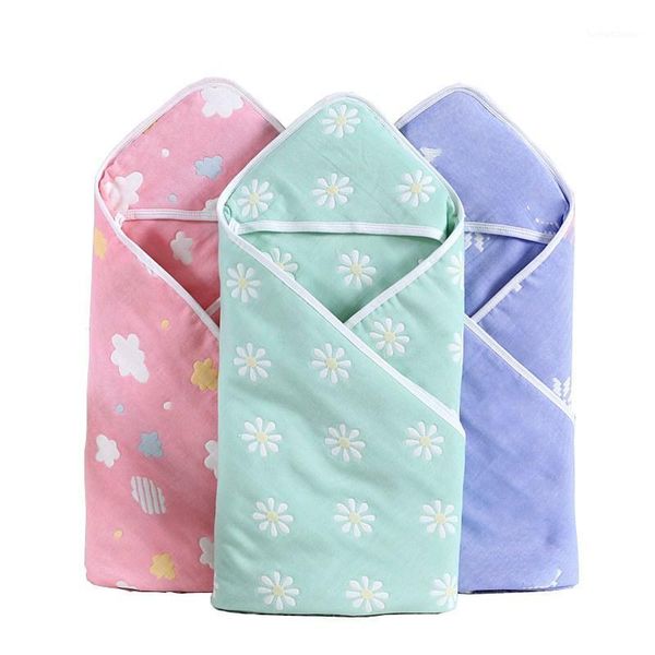 

blankets & swaddling 2021 baby blanket borns bedding quilt muslin infant swaddles cotton bath towel kids swaddle stroller cover1