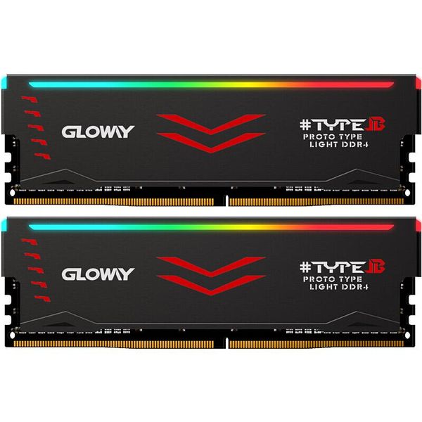 

gloway ddr4 8gb * 2 16gb 3000mhz 3200mhz rgb ram для игровых настольных memoria таран серии type b