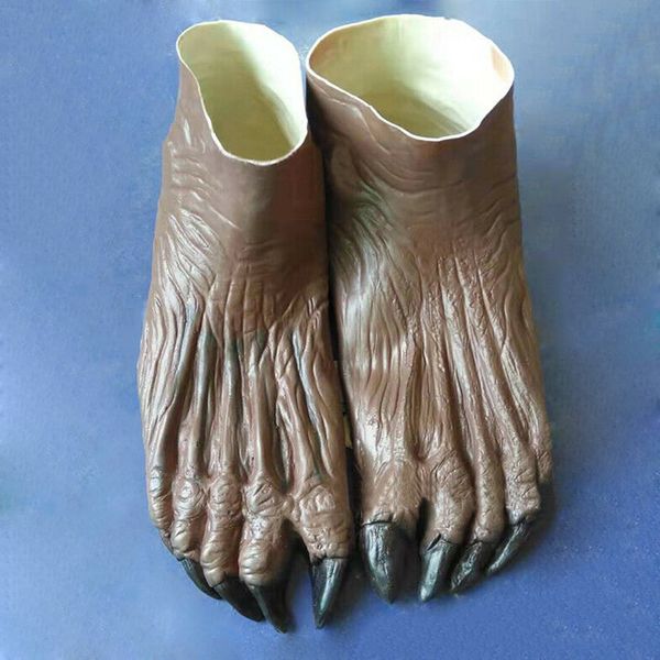

werewolf ghost hands gloves/feet shoes halloween fancy costume supplies m09 q0115