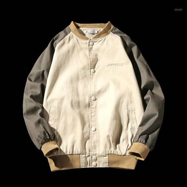 

new 2018 high-quality jacket outerwear tidal current male autumn fashion teenage casual baseball jacket, Black;brown