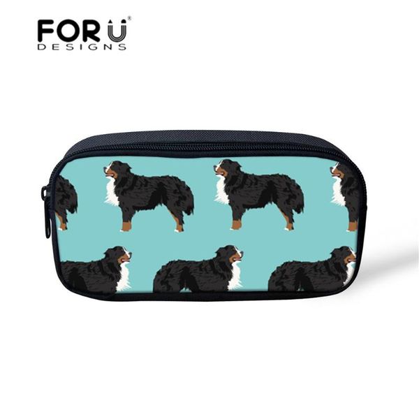 

forudesigns functional bag pencil case for children cute dog animal printing cosmetic bag organizer student school supplies