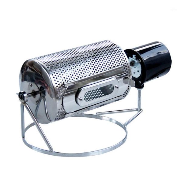 

blender 110v/220v coffee beans roaster stainless steel baking fry peanut grain nuts dryer small rotation machine electric machine1