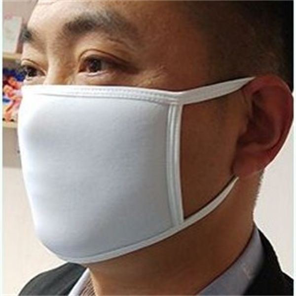 

fashion face mask reusable diy white edge breathable children double deck polyester fibe dust mouth masks 2 3db k2