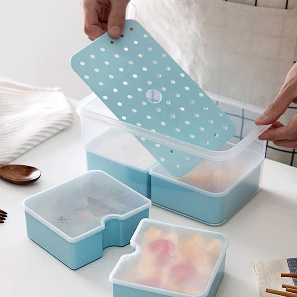 

baispo портативный lunch box set независимый lattice герметичный хранения продуктов контейнер microwaveble bento box закуска для пикника jll
