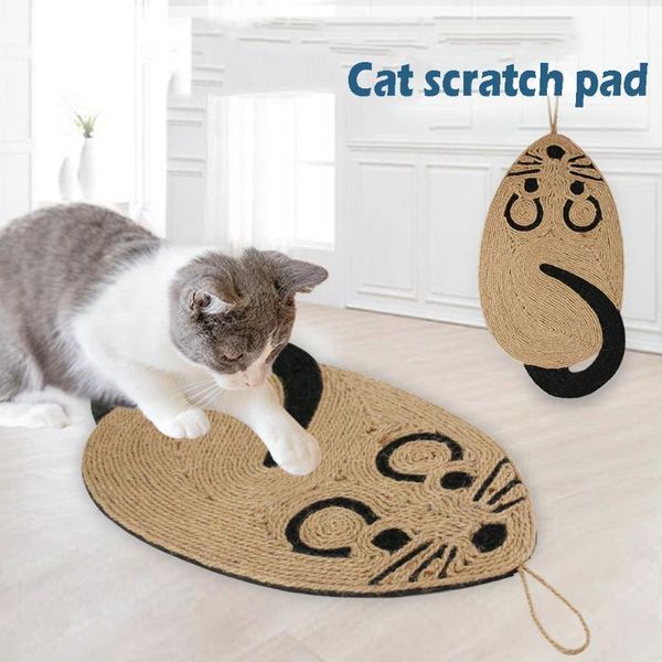 

cat toys sisal scratcher mat board scratching post toy for catnip tower climbing tree pad cooling litter lounger pet#0812y301
