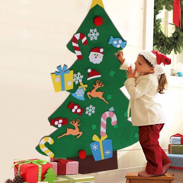 

felt diy super tree handmade large children's christmas decoration hanging gift