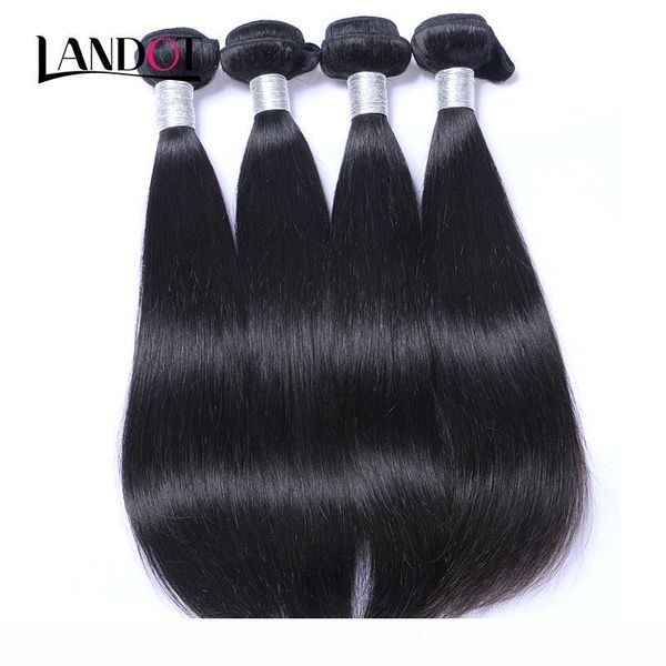 

8a peruvian indian malaysian brazilian straight virgin human hair weaves 3 4 5 bundles mink remy hair extensions natural black color dyeable