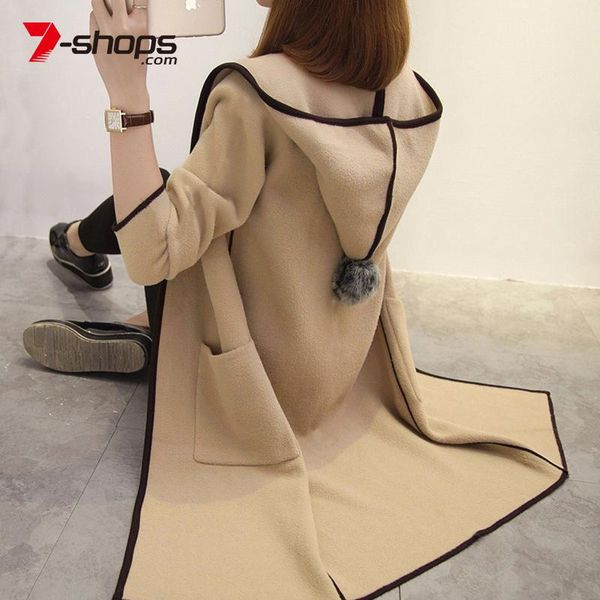 

aecu женский кардиган женщины свитер для женщин куртки плюс размер harajuku элегантный карманный вязаная верхняя одежда свитера накидка coat, White;black