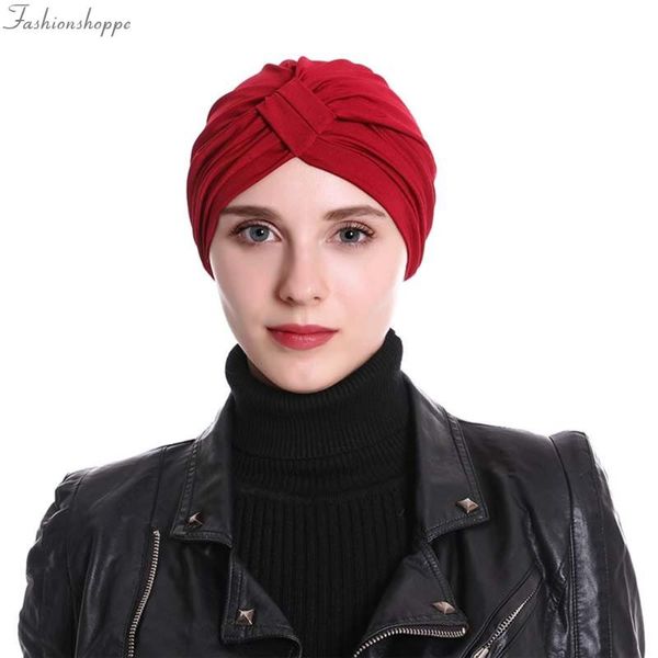 

beanie/skull caps women muslim turban hijab bonnet wrap head solid color modal turbans for ruffle hat femme musulman turbante mujer, Blue;gray