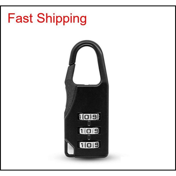 

mini padlock suitcase stationery code lock outdoor travel code lock 7 color security anti-th qylvso toys2010