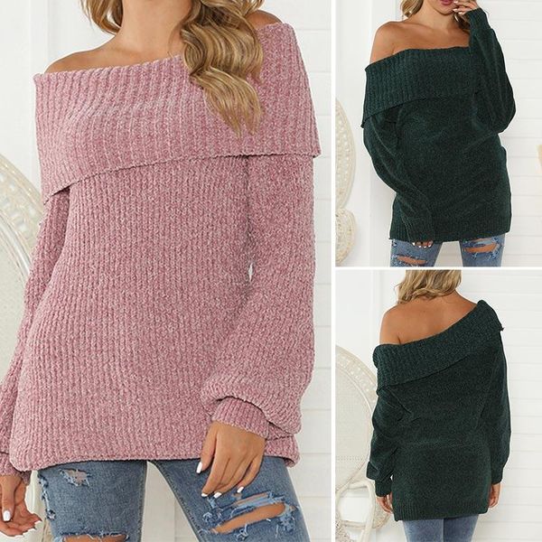 

full sleeve knitted sweater women cold shoulder elastic knitted pullovers femme off-shoulder jumper, White;black