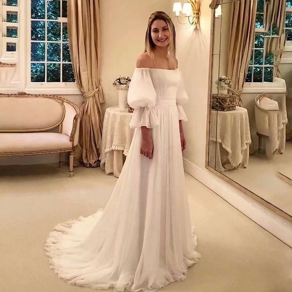 

2021 new nack 1087.org chiffon off ombro wedding bride to be dressed as fiesta robe soiree trem nqkh, Blue;red