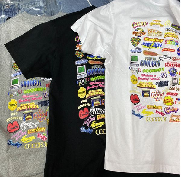 

men's t-shirts 2021ss new short sleeve t-shirt letter printing back graffiti cartoon cotton loose versatile casual men and women tee, White;black