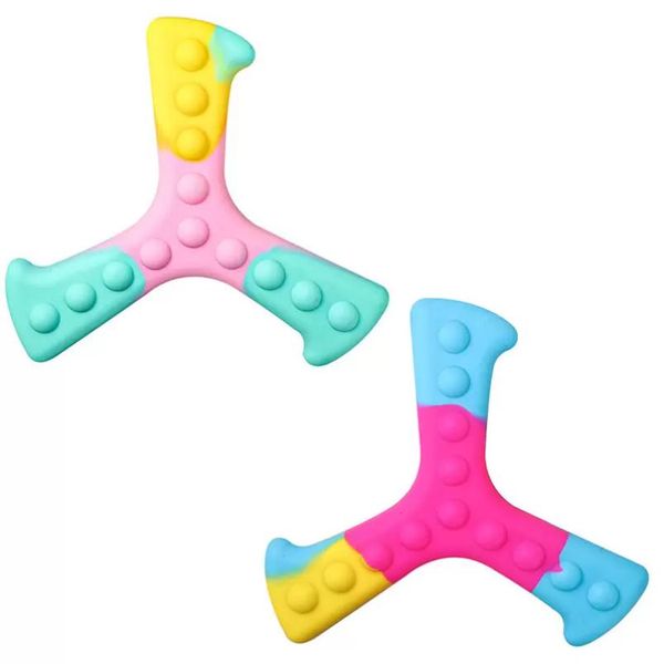 UPS 3D Silicone Freccette Puzzle per bambini Giocattolo di decompressione Finger Bubble Decompression Press The Music Fidget Toys