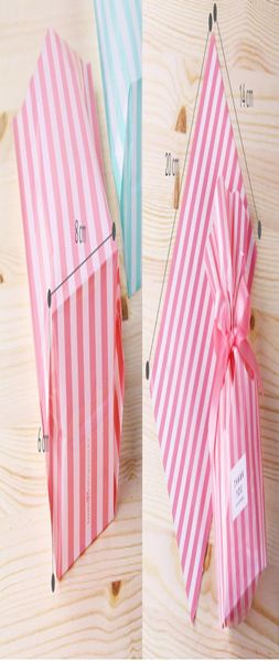 

wedding favors cute bow tie stripe cookie candy gift bags for candy biscuits snack baking package event party supplies wmtpas bdesybag