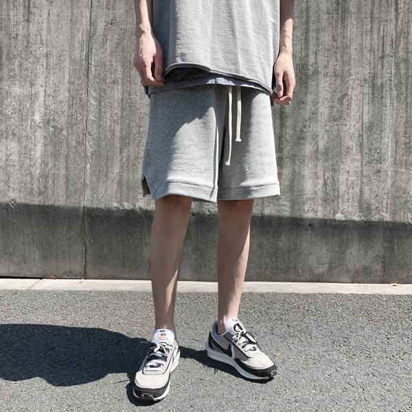 

2020 summer casual shorts men's loose trend underpants capris sports beach pants, White;black