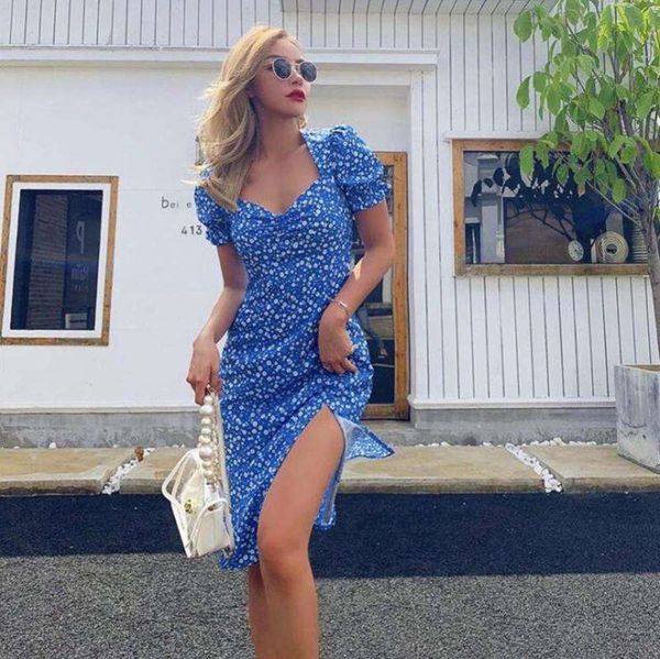 

french casual dress in summer new 2020, Black;gray