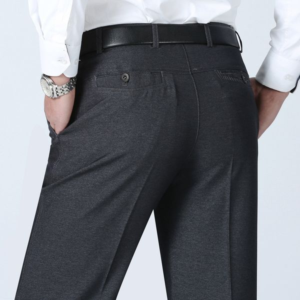 

2021 new tang straight pantalon men's wear classic quality summer fashion pants nuhp, Black