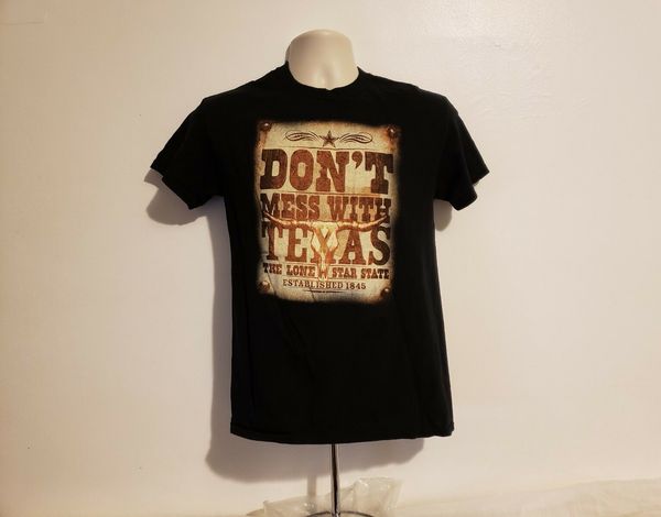 

dont mess with texas the lone star state est 1845 small black hoodie designers t shirts sweatshirt